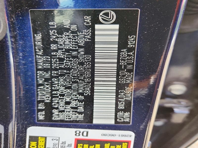 2024 LEXUS ES 350 BASE 13
