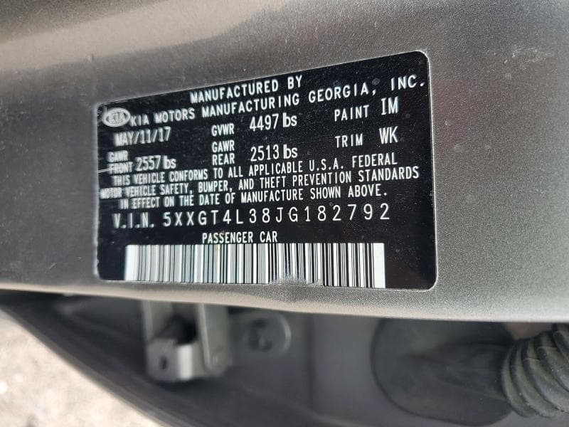 2018 KIA OPTIMA LX 12