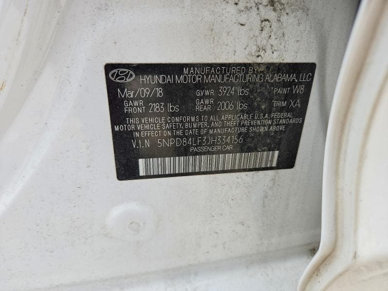 2018 HYUNDAI ELANTRA SEL 13