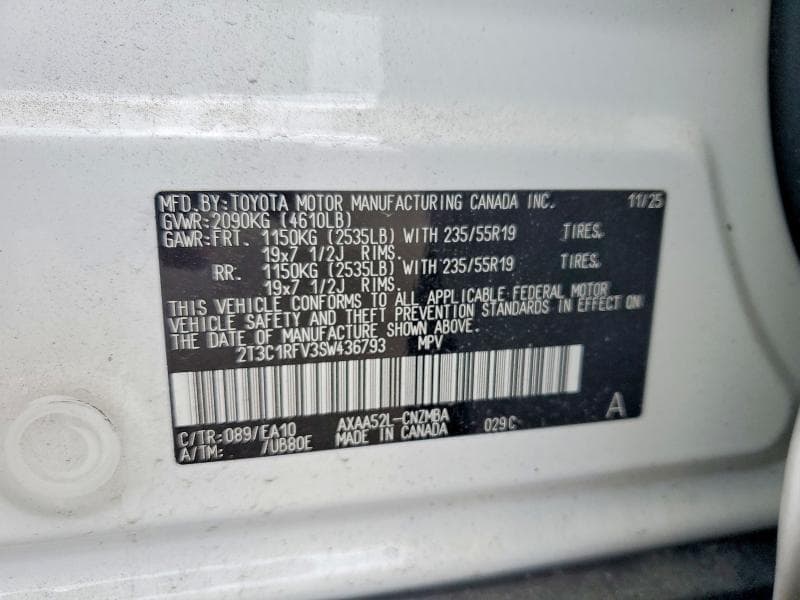 2025 TOYOTA RAV4 XLE PREMIUM 12