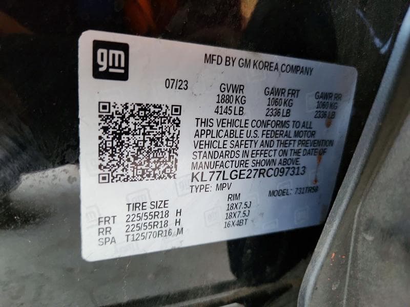 2024 CHEVROLET TRAX 1RS 12