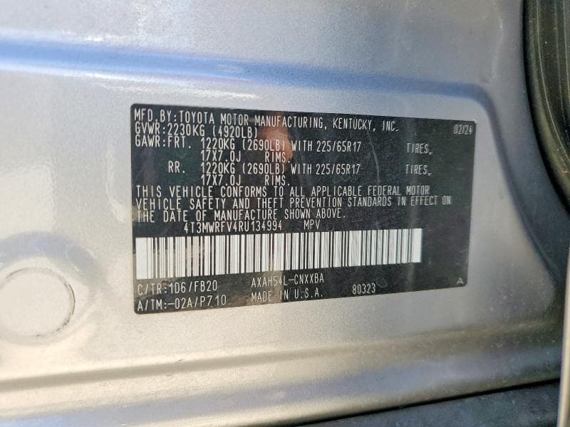2024 TOYOTA RAV4 LE 13