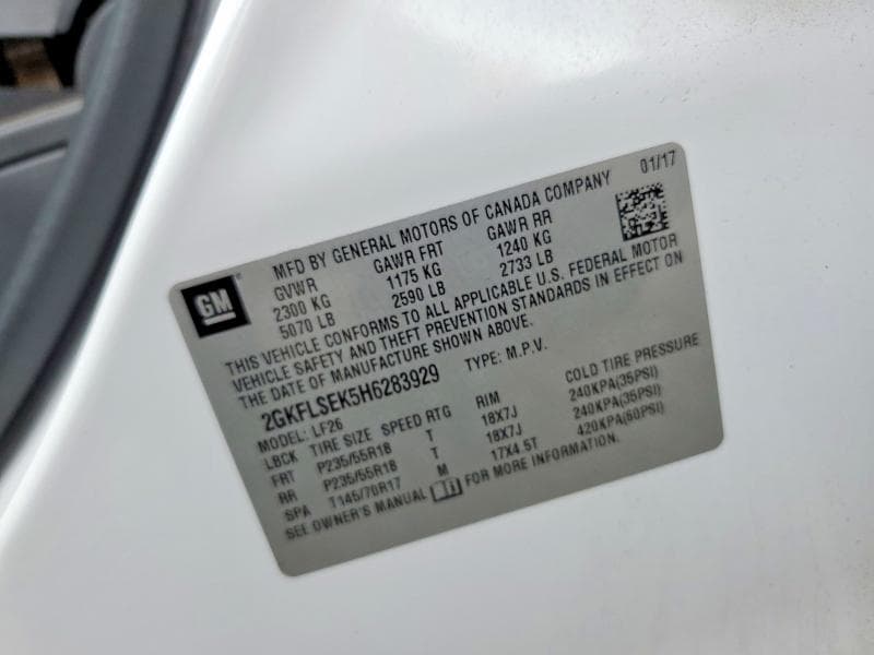 2017 GMC TERRAIN SLE 13