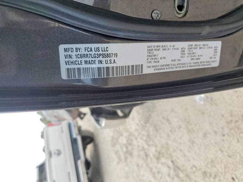 2023 RAM 1500 CLASSIC SLT 12