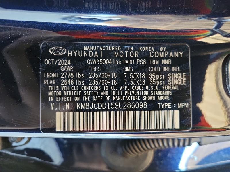 2025 HYUNDAI TUCSON SEL CONVENIENCE 13