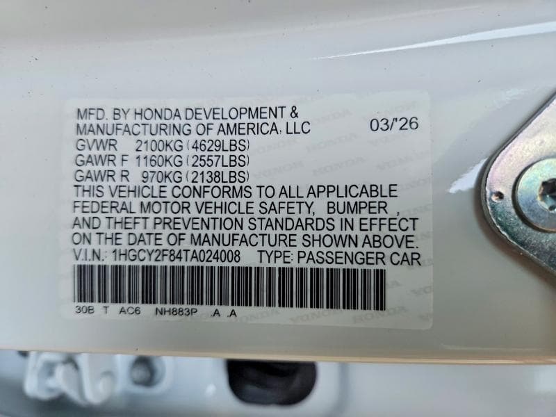 2026 HONDA ACCORD TOURING 13