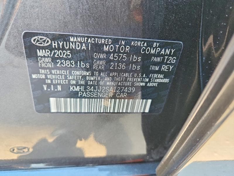 2025 HYUNDAI SONATA HYBRID SEL 12