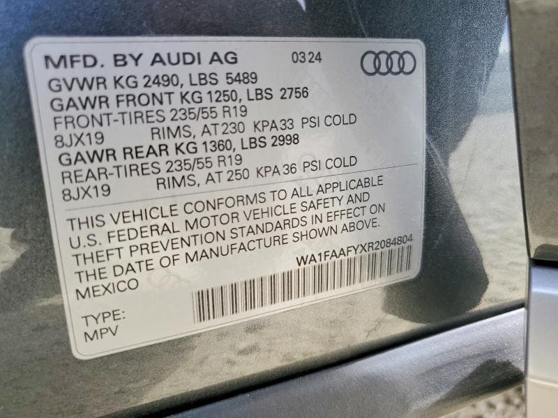 2024 AUDI Q5 PRESTIGE 45 13
