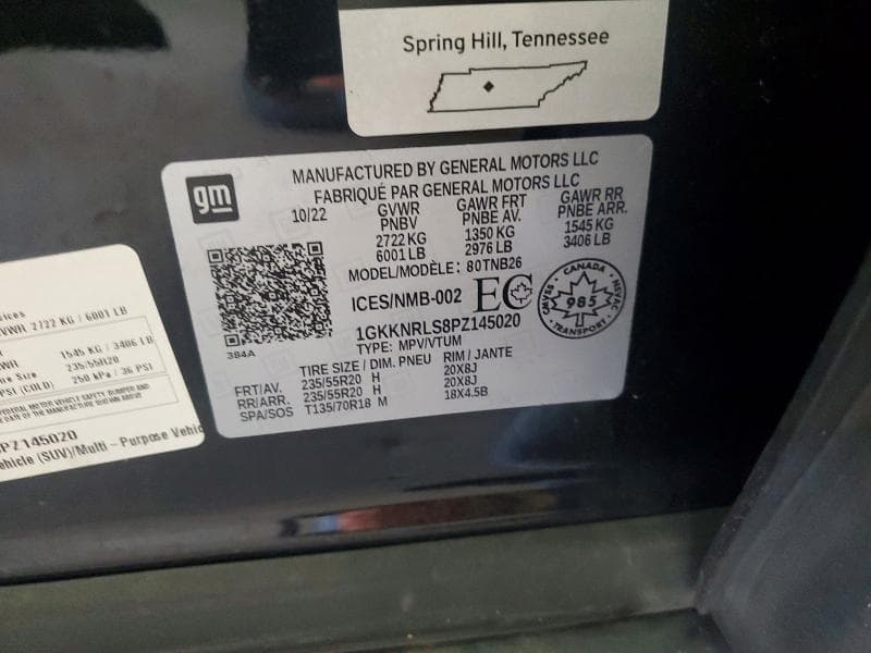 2023 GMC ACADIA SLE 13