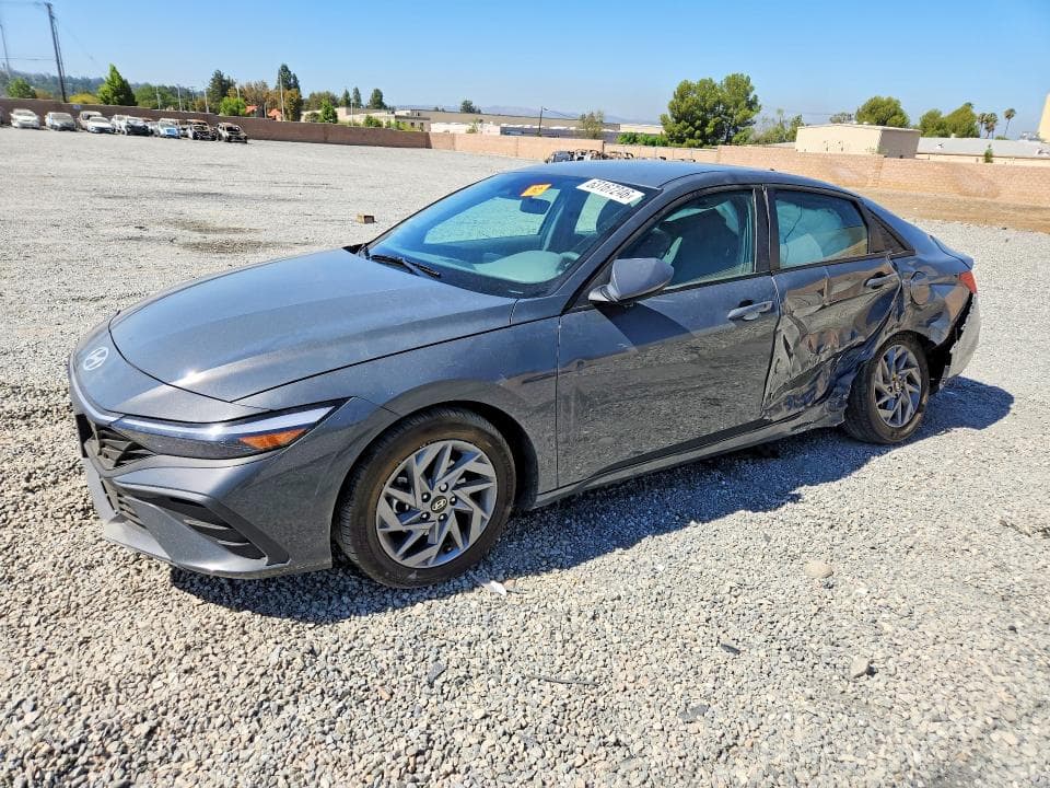 2025 HYUNDAI ELANTRA HYBRID BLUE - 1
