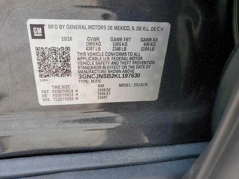 2019 CHEVROLET TRAX LS 13