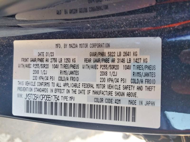 2023 MAZDA CX-9 TOURING PLUS 13