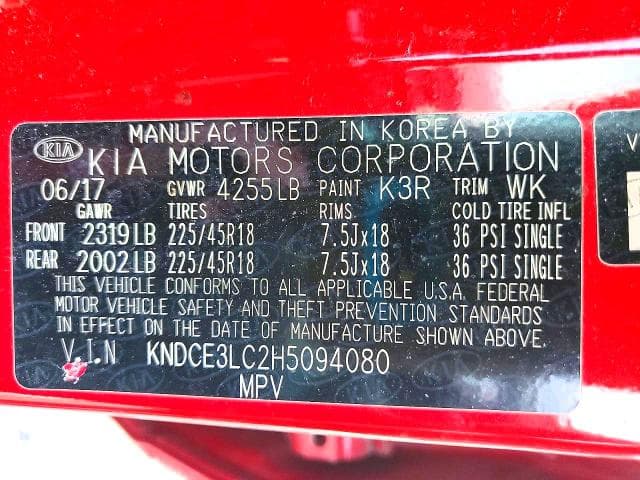 2017 KIA NIRO EX TOURING 13