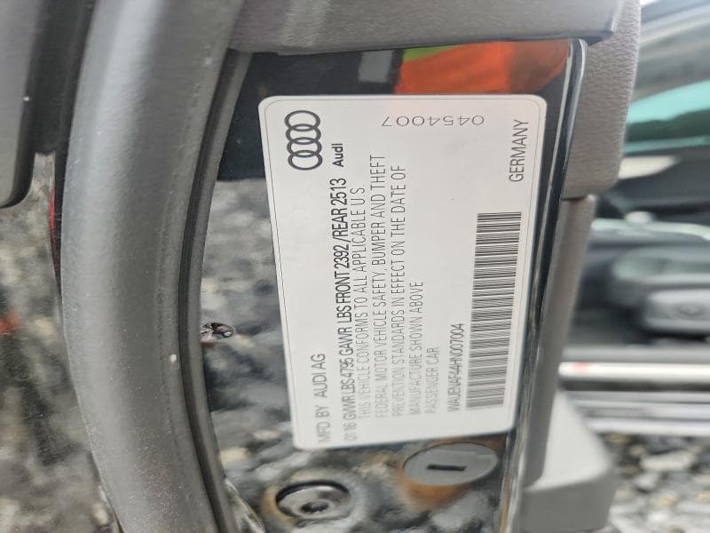 2017 AUDI A4 PREMIUM PLUS 12