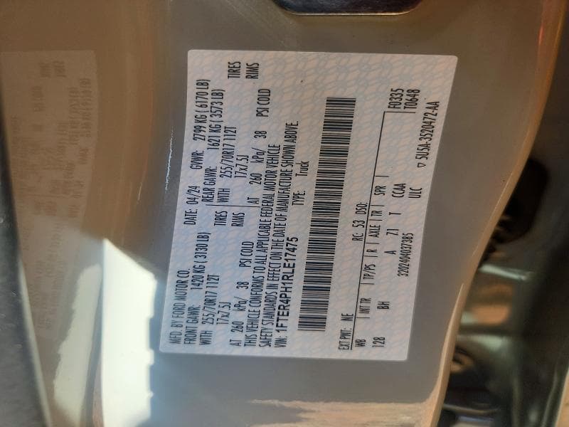 2024 FORD RANGER XL 13