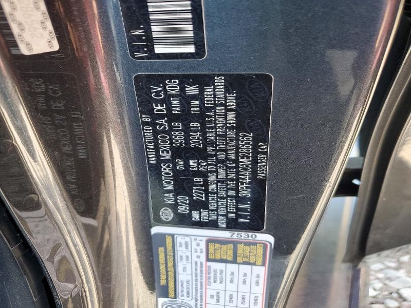 2021 KIA FORTE GT 13