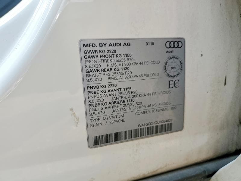 2018 AUDI Q3 TECHNIK 14