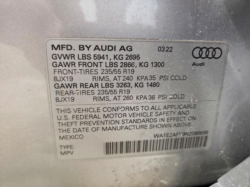2022 AUDI Q5 E PREMIUM PLUS 55 13