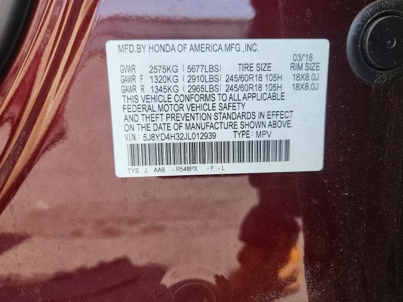 2018 ACURA MDX 14