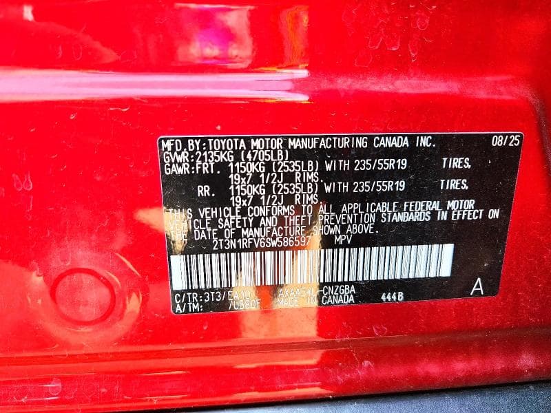 2025 TOYOTA RAV4 LIMITED 13