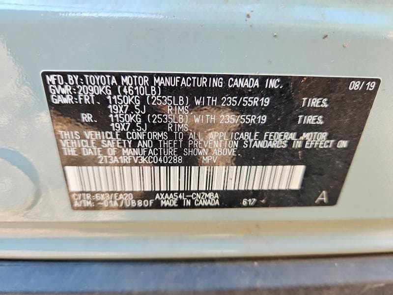 2019 TOYOTA RAV4 XLE PREMIUM 14