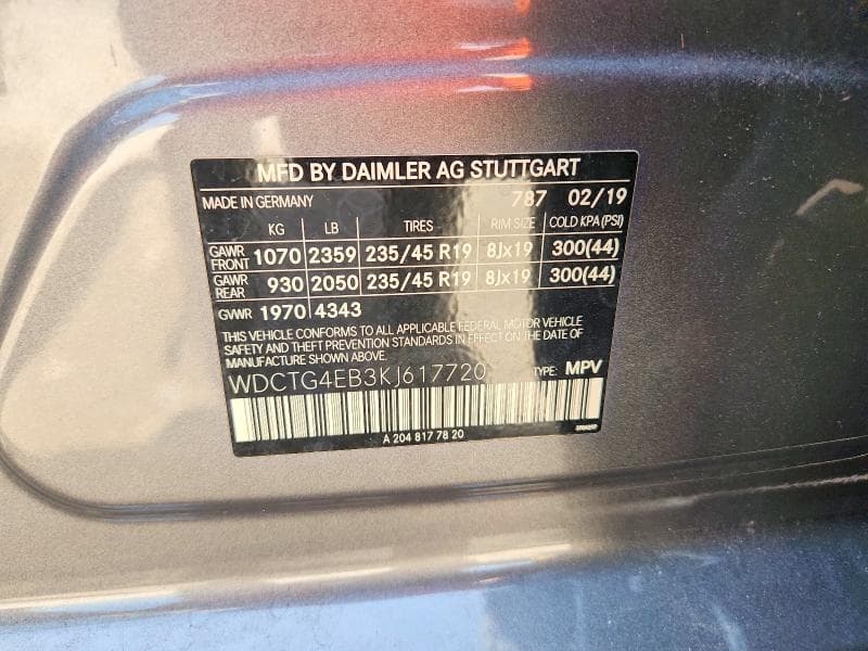 2019 MERCEDES-BENZ GLA 250 14