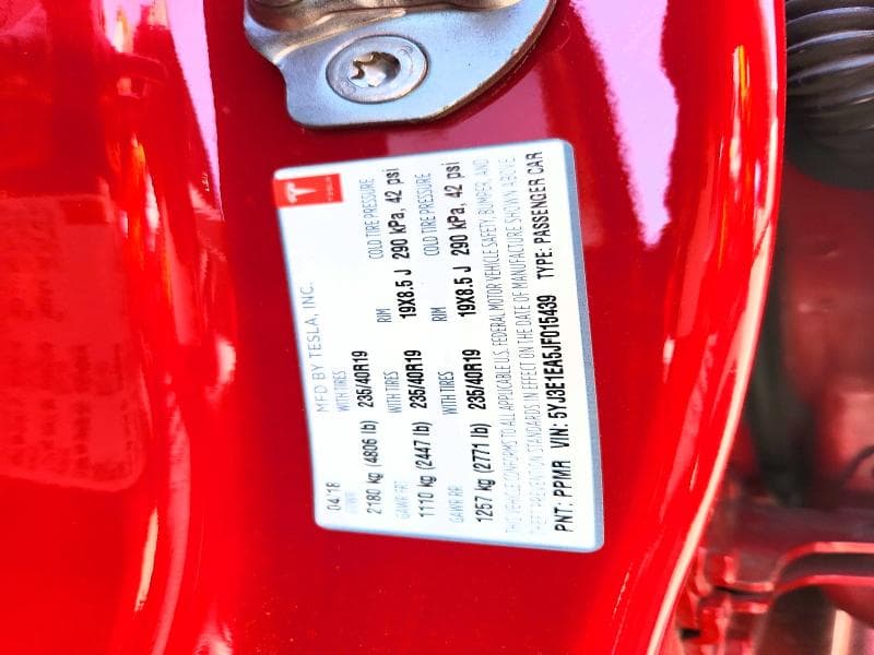 2018 TESLA MODEL 3 13