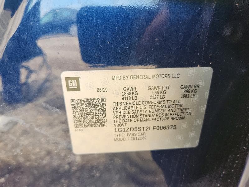 2020 CHEVROLET MALIBU LT 13
