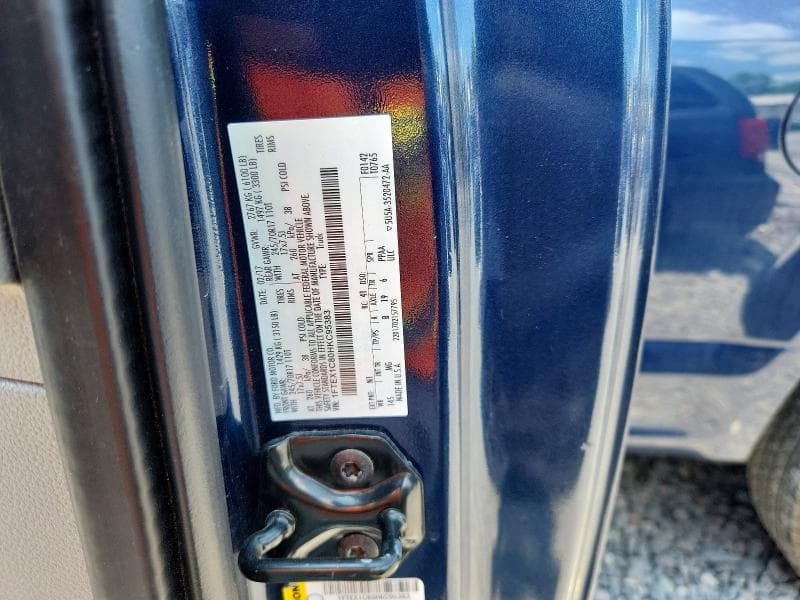 2017 FORD F150 SUPER CAB 12