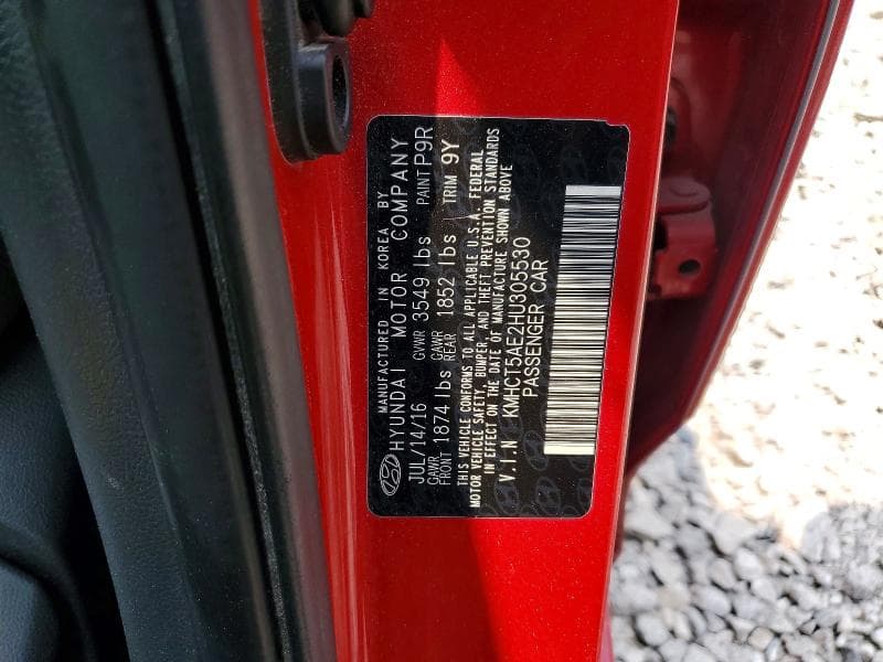 2017 HYUNDAI ACCENT SE 13