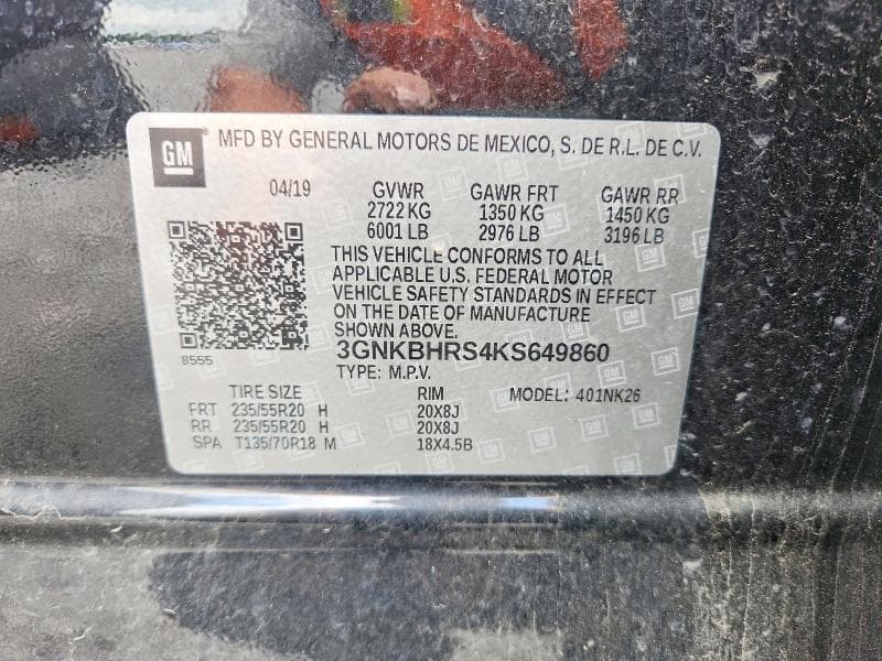 2019 CHEVROLET BLAZER 3LT 13