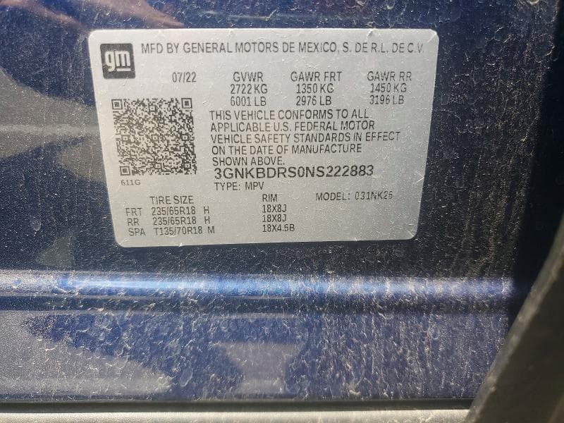 2022 CHEVROLET BLAZER 3LT 13