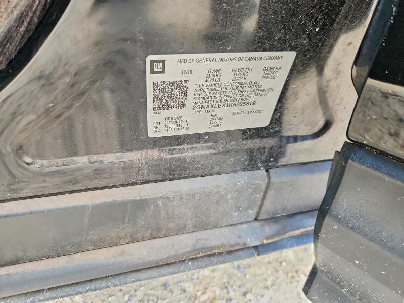 2019 CHEVROLET EQUINOX LT 14