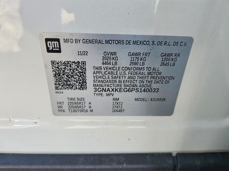 2023 CHEVROLET EQUINOX LT 12