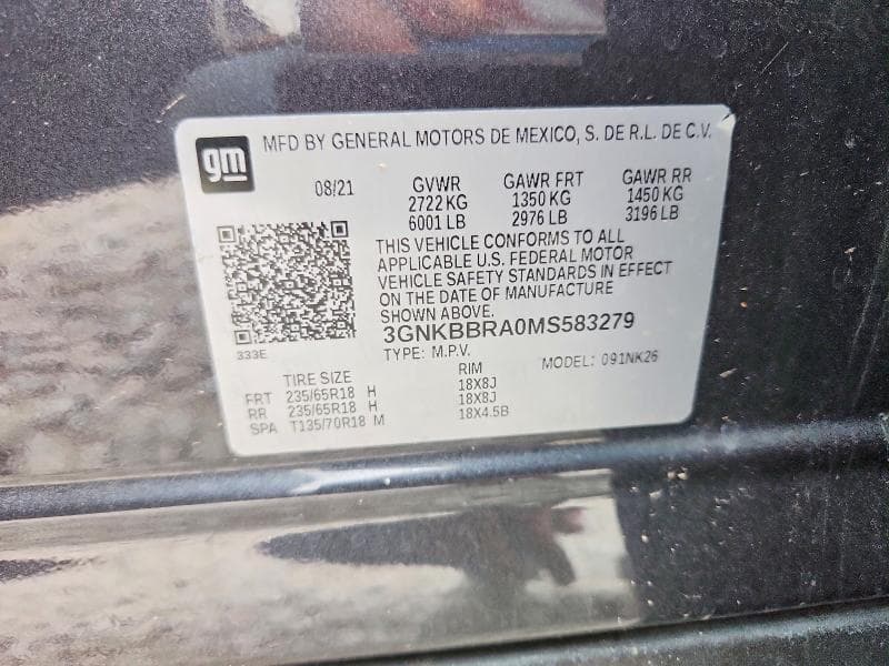 2021 CHEVROLET BLAZER 1LT 13