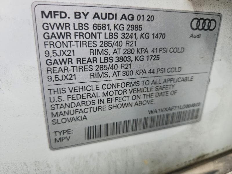 2020 AUDI Q7 PRESTIGE 14