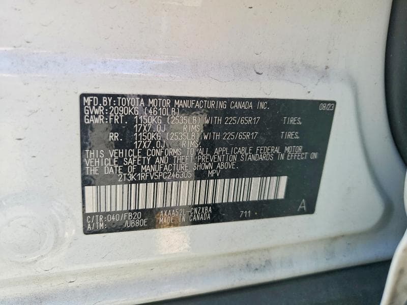 2023 TOYOTA RAV4 LE 13