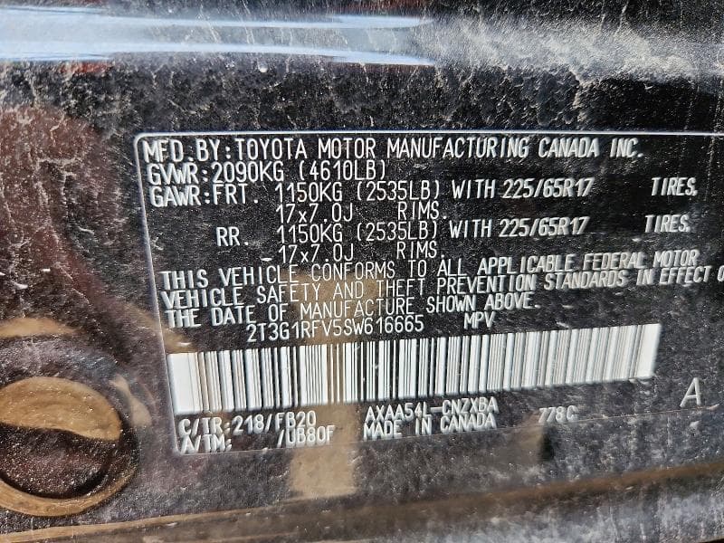 2025 TOYOTA RAV4 LE 12