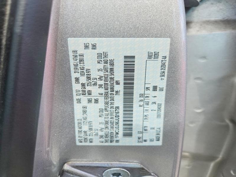2018 FORD ESCAPE TITANIUM 13