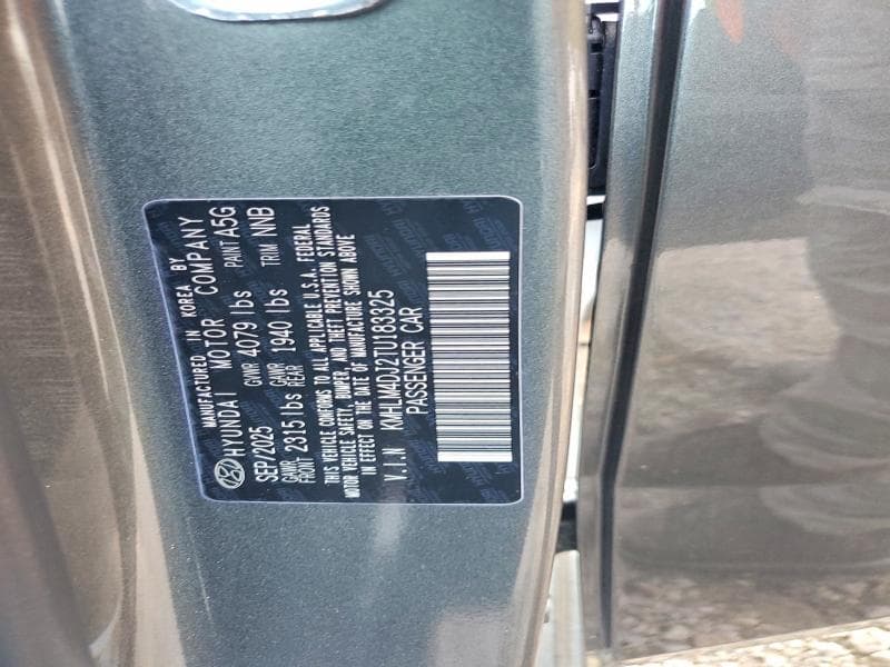 2026 HYUNDAI ELANTRA HYBRID BLUE 12