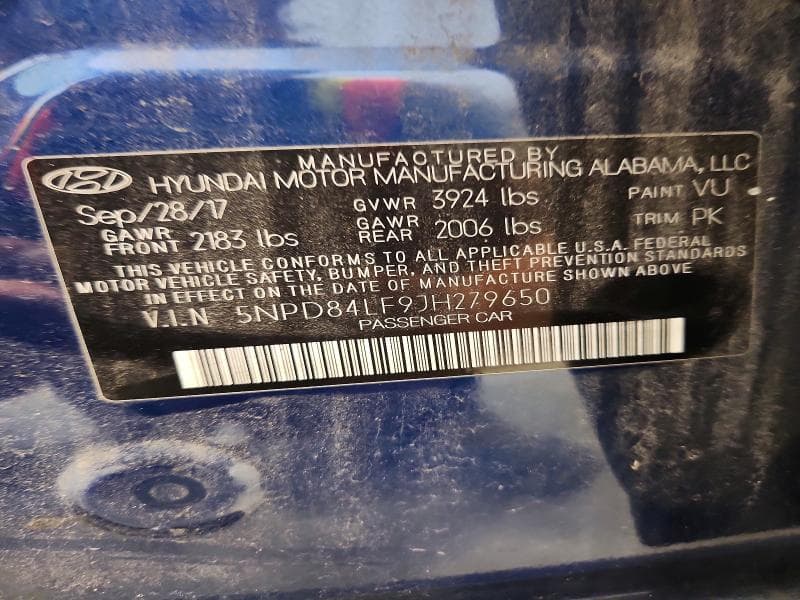 2018 HYUNDAI ELANTRA SEL 12