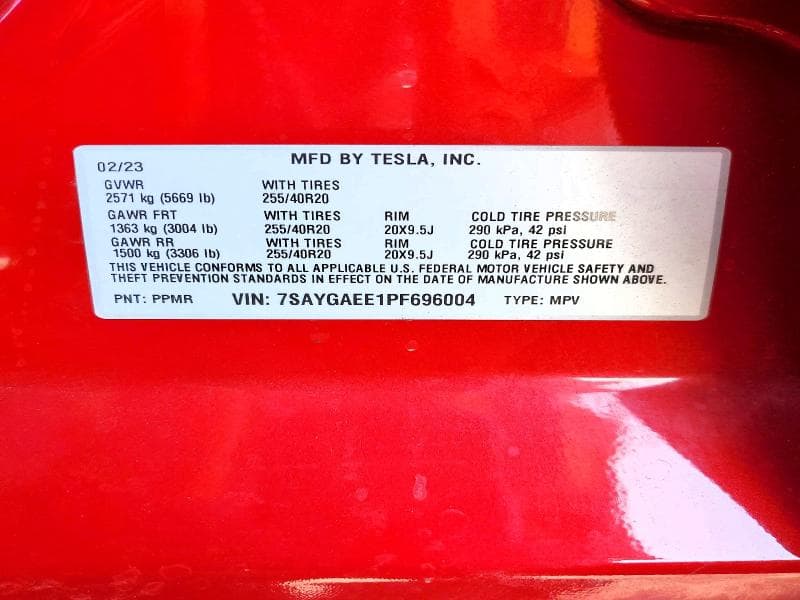 2023 TESLA MODEL Y 13