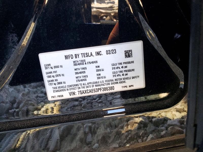 2023 TESLA MODEL X 12