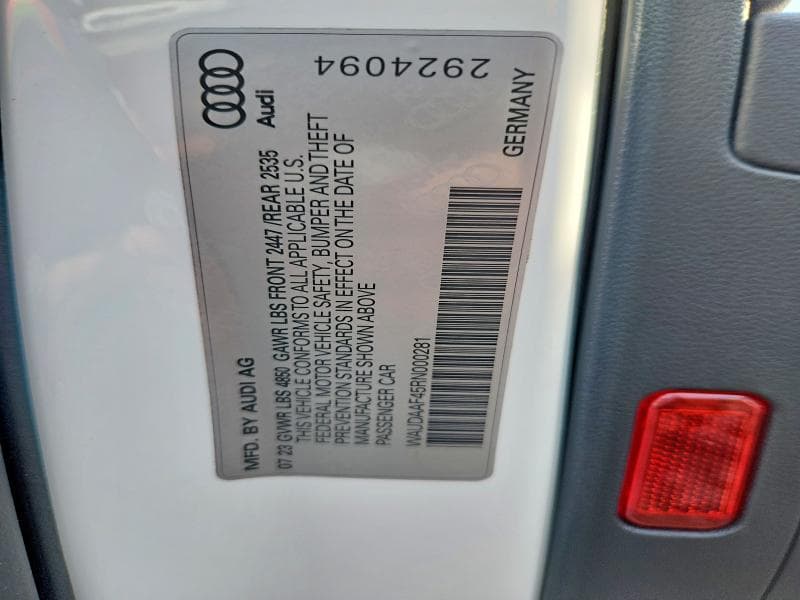 2024 AUDI A4 PREMIUM 45 12