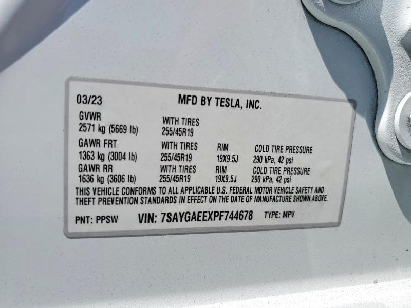 2023 TESLA MODEL Y 13