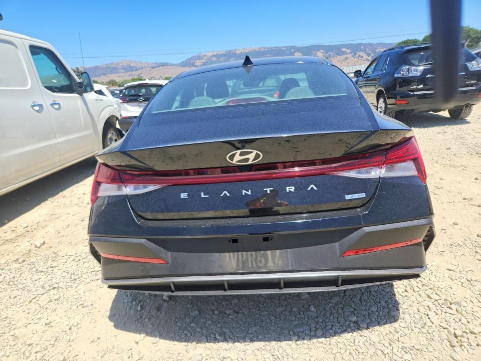 2025 HYUNDAI ELANTRA HYBRID BLUE 6