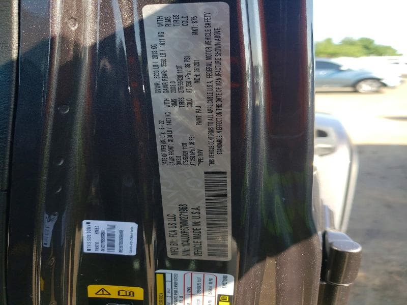 2022 JEEP WRANGLER UNLIMITED SAHARA 4XE 12