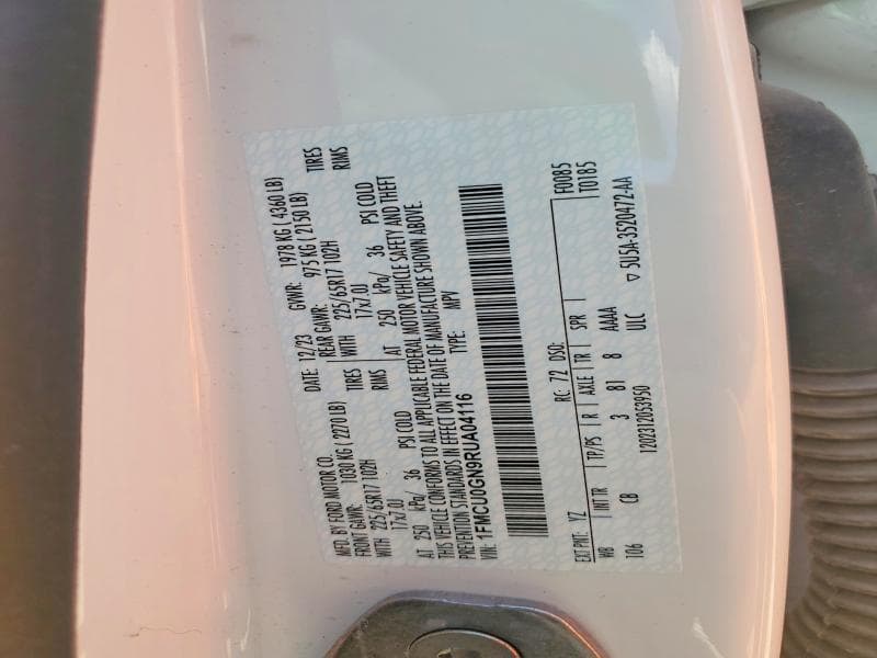 2024 FORD ESCAPE ACTIVE 12
