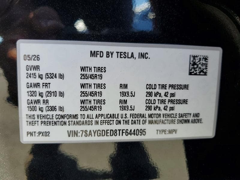 2026 TESLA MODEL Y 12