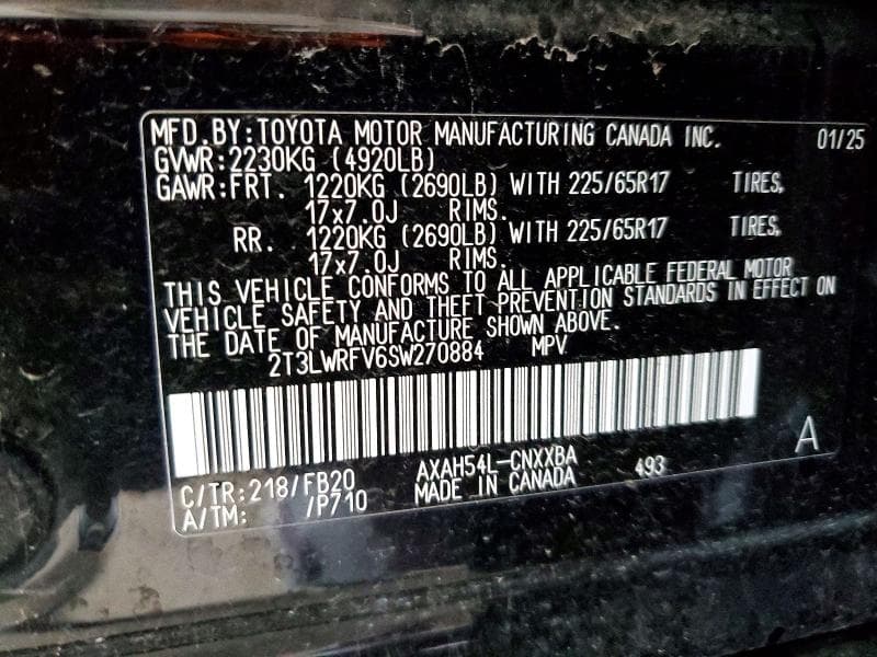 2025 TOYOTA RAV4 LE 13